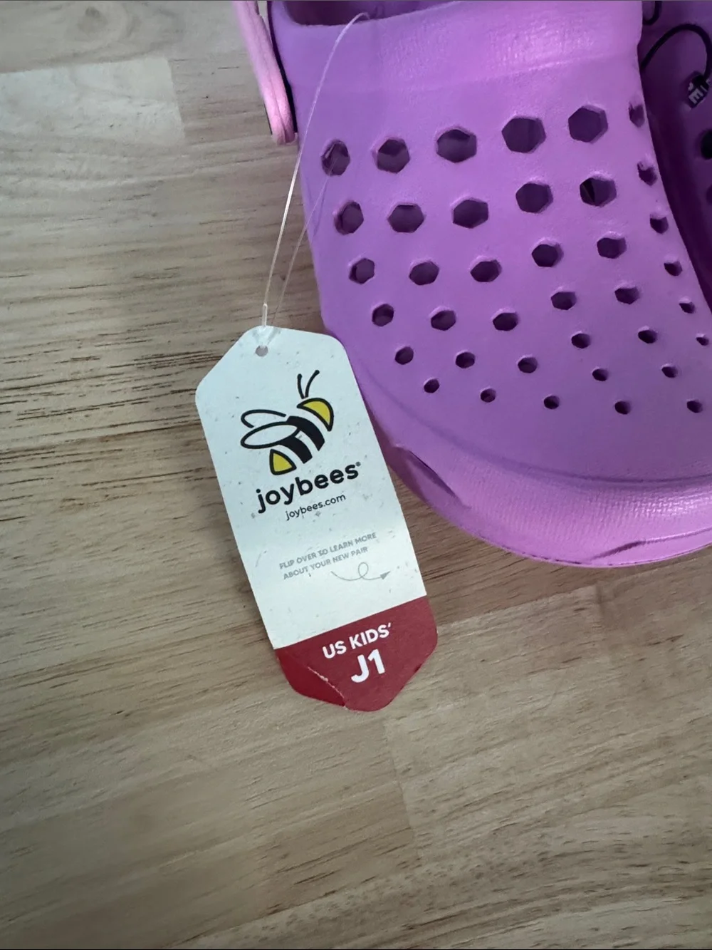 Joybees Kids' Lavender Purple Lightweight Clog Sandals NWT